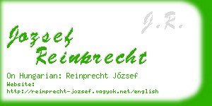 jozsef reinprecht business card